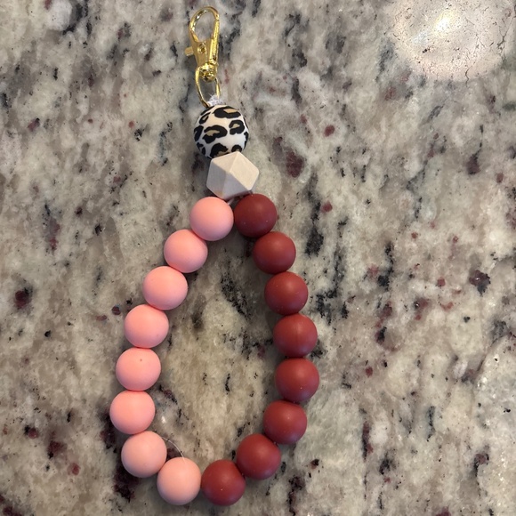 Silicone Bead Keychain - Picture 1 of 2